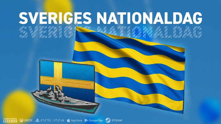 Swedens National Flag rewards image