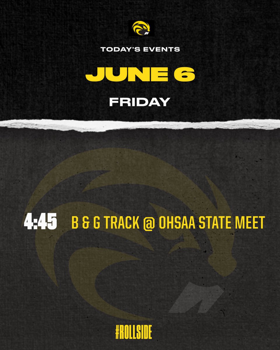 Best of luck to track athletes looking to advance to tomorrow's finals! #RollSide
