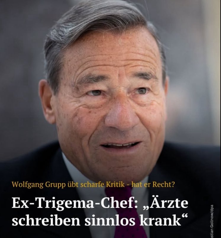 Wir dürfen nie vergessen das dieser Mann mindestens ein Vermögen von 100 Millionen Euro besitzt.