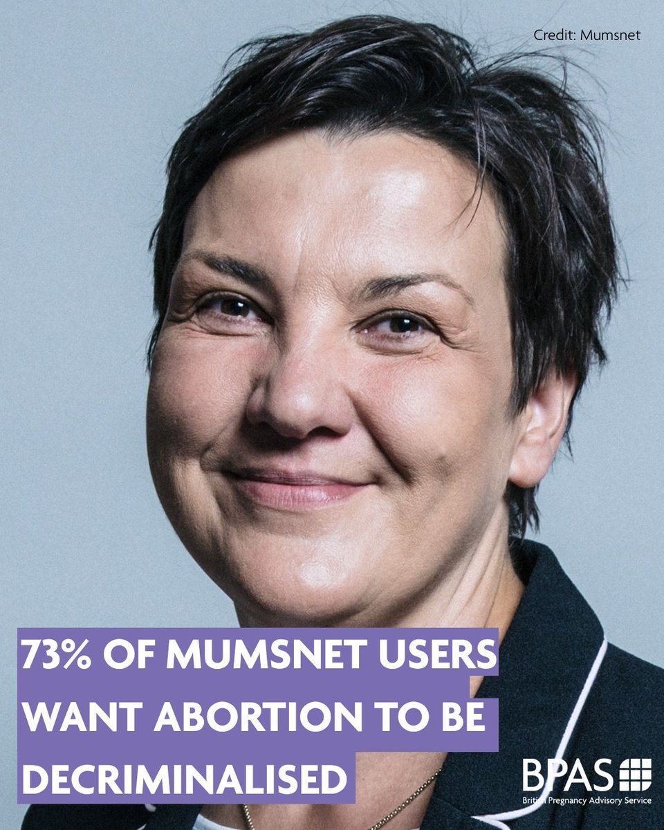 BPAS1968's tweet image. NC1 will bring England and Wales in line with over 50 countries — protecting women, not prosecuting them.

“If passed, Nicola Packer will be the last woman prosecuted for an abortion.” – @ToniaAntoniazzi MP @MumsnetTowers. 

Ask your MP to support NC1 - bpas-campaigns.org