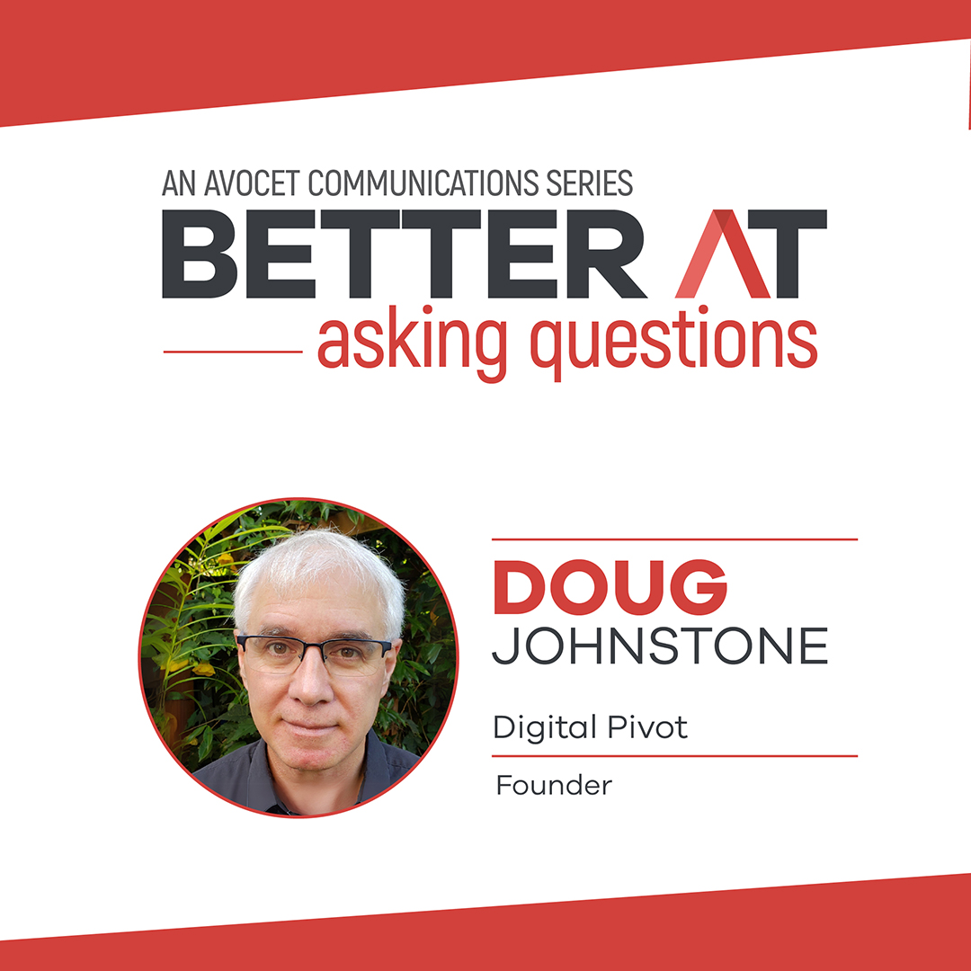 Doug Johnstone of Digital Pivot wants to be better at asking questions. He's a master at writing prompts that cut noise and boost productivity. 
🎧 Hear more on StrategyCast 👉 strategycast.com/podcast/the-se…
#BetterAt  #PromptWriting #B2BMarketing #GrowthStrategy #StrategyCast