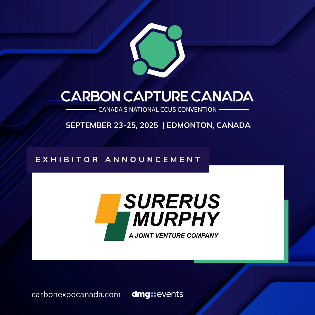 We’re excited to welcome new exhibitors to Carbon Capture Canada 2025! 

Stats Group, Sulzer, Surerus Murphy Join Venture, The International CCS Knowledge Centre

Early-bird rate is available until June 30. Learn more: carbonexpocanada.com