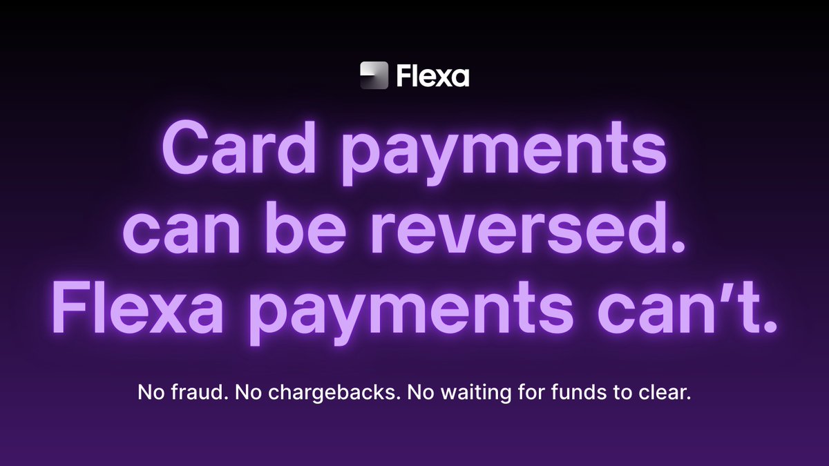 FlexaHQ's tweet image. What happens after a payment goes through?
With traditional systems, payments are frequently—and unexpectedly—reversed, disputed, or charged back, even months after being settled. The lack of payments finality can make it impossible to efficiently reconcile and account for…