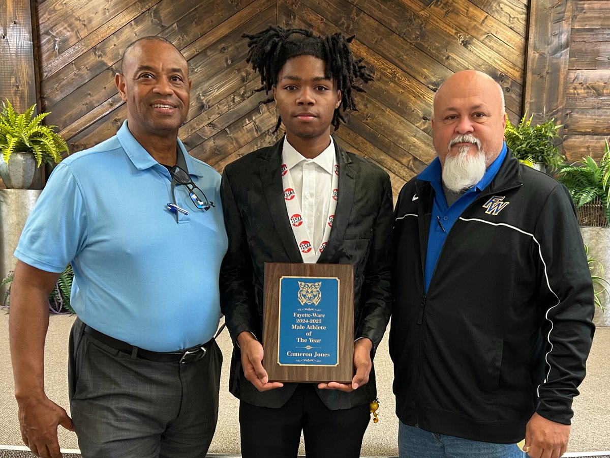 FCPS Athletics (@athleticsfcps) on Twitter photo Pleased to announce
Fayette Ware 2025 
Female Athlete of the Year -Mackenzie German
Excelled in Golf and Softball with 4.3 GPA
Male Athlete of the Year -Cameron Jones
Excelled in Cross Country and Track with 3.3 GPA
#FWRaisingtheBar #FWAthleteoftheYear Pleased to announce
Fayette Ware 2025 
Female Athlete of the Year -Mackenzie German
Excelled in Golf and Softball with 4.3 GPA
Male Athlete of the Year -Cameron Jones
Excelled in Cross Country and Track with 3.3 GPA
#FWRaisingtheBar #FWAthleteoftheYear