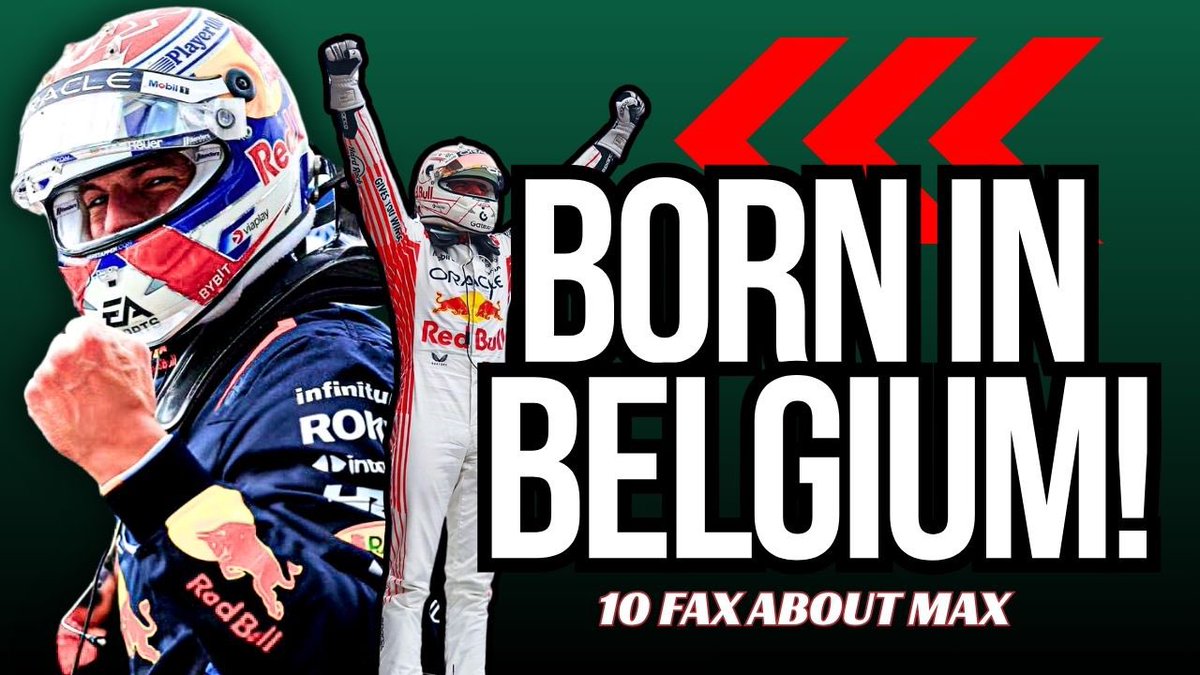‼️NEW VIDEO‼️

10 Things You Didn’t Know About Max Verstappen + BONUS 
youtu.be/qJBMxUVZJEE