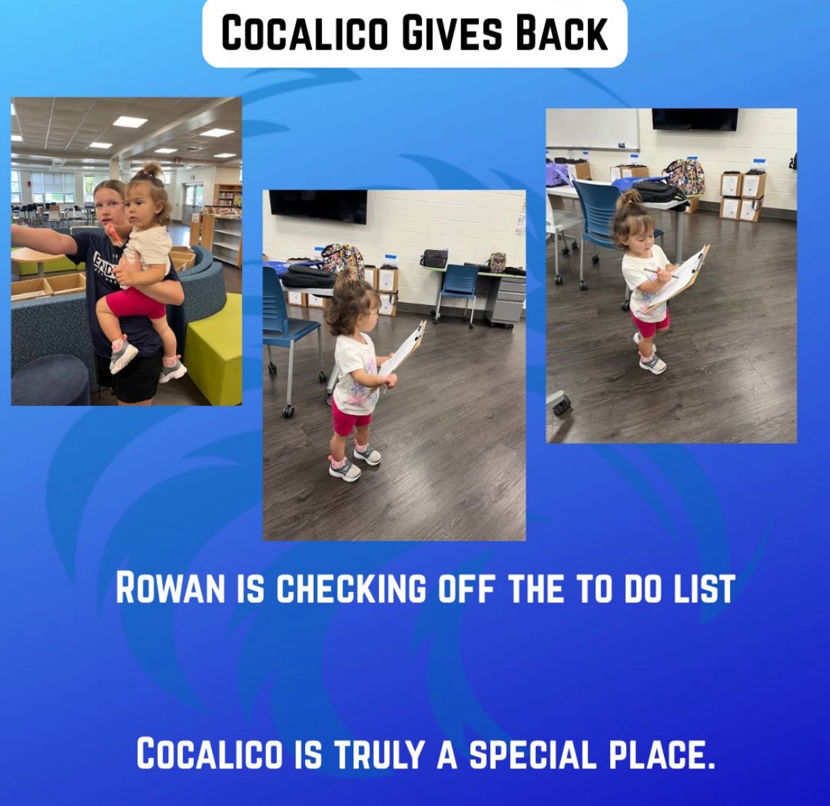Cocalico is truly a Special Place

Thanks to all of you. Who volunteered to help make it a successful day throughout the district.