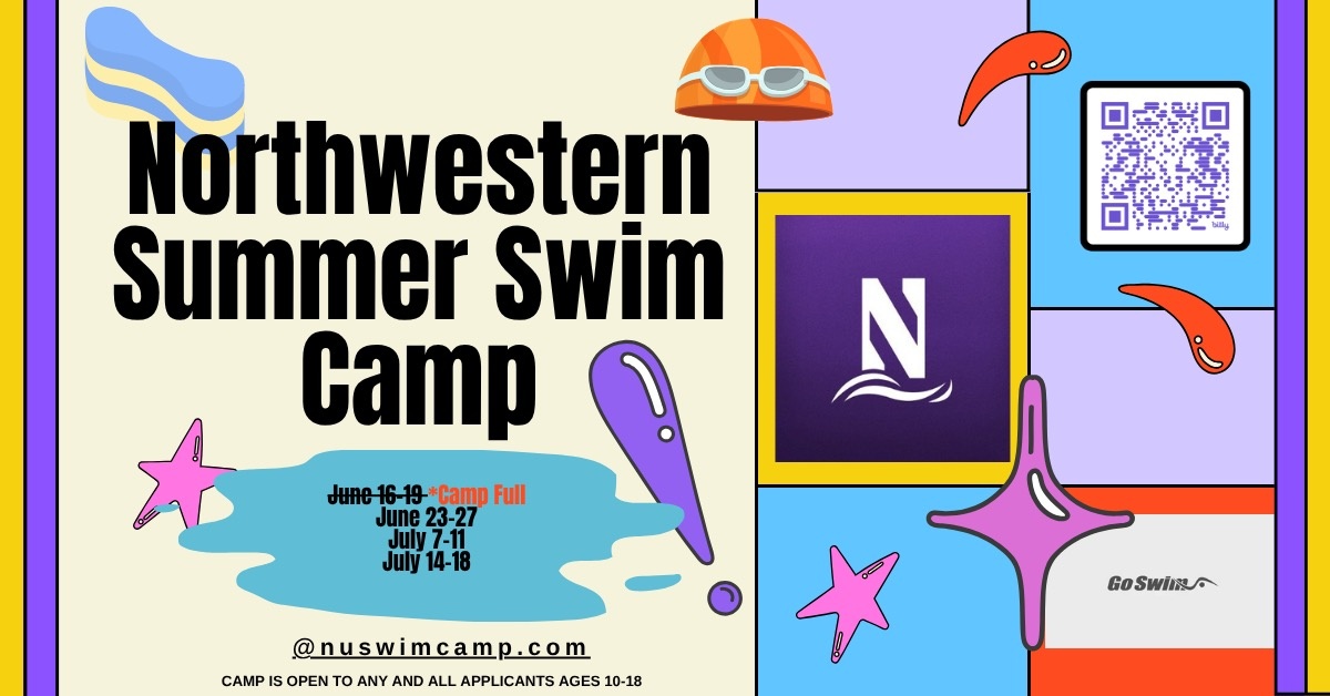 goswim's tweet image. 🏊‍♂️ Dive into summer at Northwestern!
Train with elite coaches, level up your technique, and have a blast with swimmers from all over. Spots are filling fast—secure yours now! 💜💪

#NorthwesternSwimCamp #GoCats #SwimFast #SummerCampVibes #CollegeSwimCamp #NUSwimming