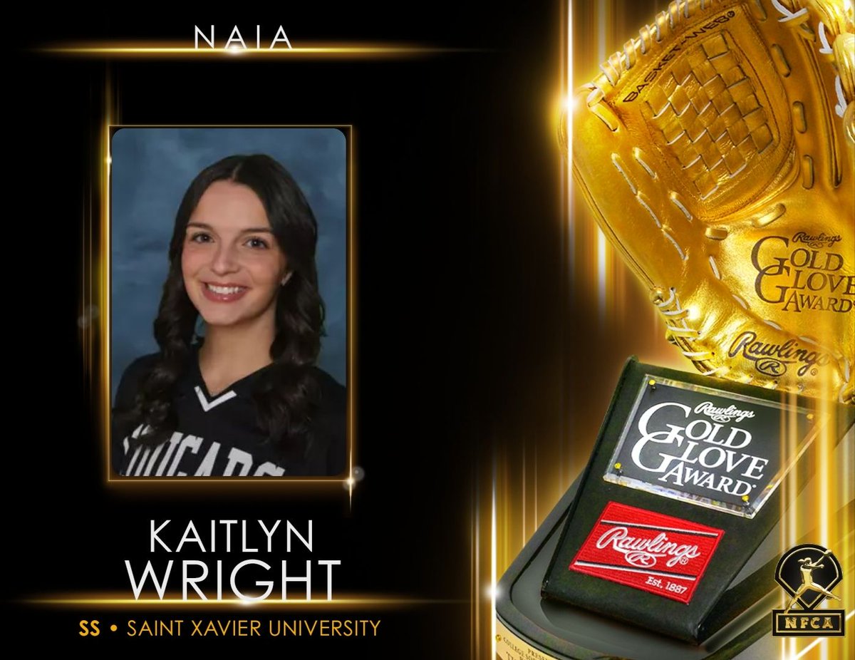 Rawlings Softball (@rawlingssb) on Twitter photo 2025 NAIA ๐ฅ๐ฎ๐๐น๐ถ๐ป๐ด๐ ๐๐ผ๐น๐ฑ ๐๐น๐ผ๐๐ฒ ๐๐๐ฎ๐ฟ๐ฑ Winner: SS - Kaitlyn Wright ๐
#RawlingsGoldGloveAward x <a href="/NFCAorg/">National Fastpitch Coaches Association</a> | <a href="/SXUsoftball/">SXU Softball</a>
Show Less 2025 NAIA ๐ฅ๐ฎ๐๐น๐ถ๐ป๐ด๐ ๐๐ผ๐น๐ฑ ๐๐น๐ผ๐๐ฒ ๐๐๐ฎ๐ฟ๐ฑ Winner: SS - Kaitlyn Wright ๐
#RawlingsGoldGloveAward x <a href="/NFCAorg/">National Fastpitch Coaches Association</a> | <a href="/SXUsoftball/">SXU Softball</a>
Show Less