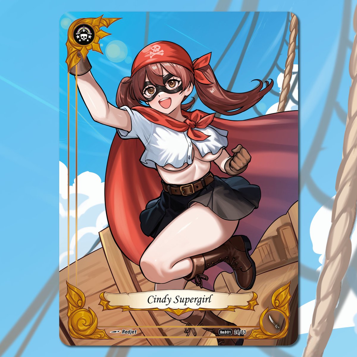 BootynBeauties's tweet image. Superheroes don't just exist in the movies! At least, that's what Cindy Supergirl, the slightly crazy wonder woman of the Dreamland Darlings, firmly believes... A new teammate who knows neither fear nor reason—just the way Captain Queenie likes them!
Illus @redjet00
#waifu #tcg