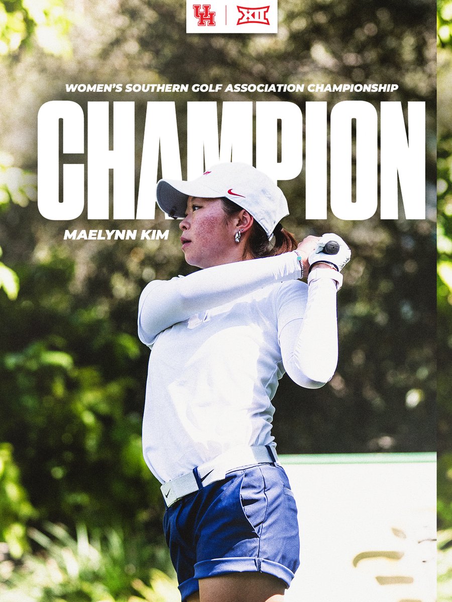 CONGRATS to junior Maelynn Kim...

She's the 109th Southern Amateur Championship champion! 🏆 😤 💪🏽

#GoMaelynn #GoCoogs 

🔗 – bit.ly/3HnIowy
📊 – bit.ly/4mNJKkn