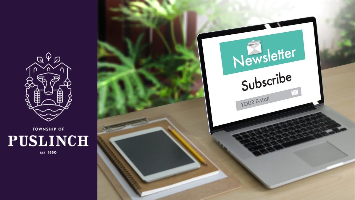 Stay informed about Township projects by subscribing to our Media Releases and Public Notices at Puslinch.ca/NewsandPublicN…!
