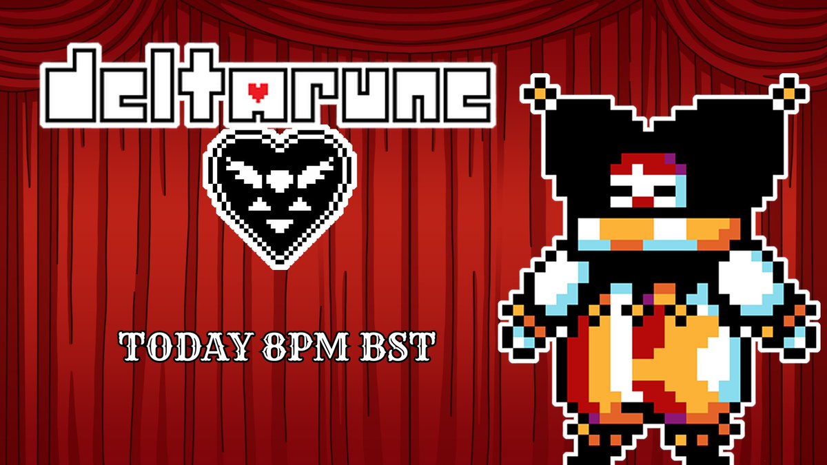finishing chapter 4 today! live in 50 mins :D

ttv/royallymad

#DELTARUNE
