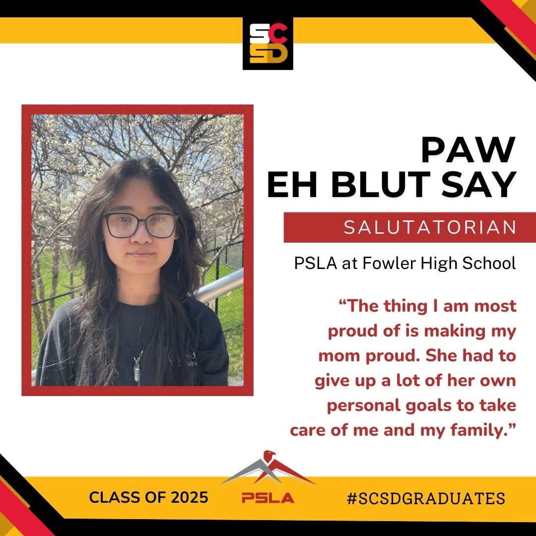 PSLA_RPAS (@psla_rpas) on Twitter photo #Congratulations to RPAS seniors, FAA Part 107 Certified Drone pilots and 2025 Graduates, Jenny & Paw for earning Valedictorian & Salutatorian honors <a href="/PSLAatFowler/">PSLA at Fowler High School</a>! Job well done! 👏🏾 Continue to be great! #SCSDGraduates
<a href="/SyracuseSchools/">Syracuse City School</a> <a href="/SCSD_CTE/">SCSD Career & Technical Education</a> #Congratulations to RPAS seniors, FAA Part 107 Certified Drone pilots and 2025 Graduates, Jenny & Paw for earning Valedictorian & Salutatorian honors <a href="/PSLAatFowler/">PSLA at Fowler High School</a>! Job well done! 👏🏾 Continue to be great! #SCSDGraduates
<a href="/SyracuseSchools/">Syracuse City School</a> <a href="/SCSD_CTE/">SCSD Career & Technical Education</a>