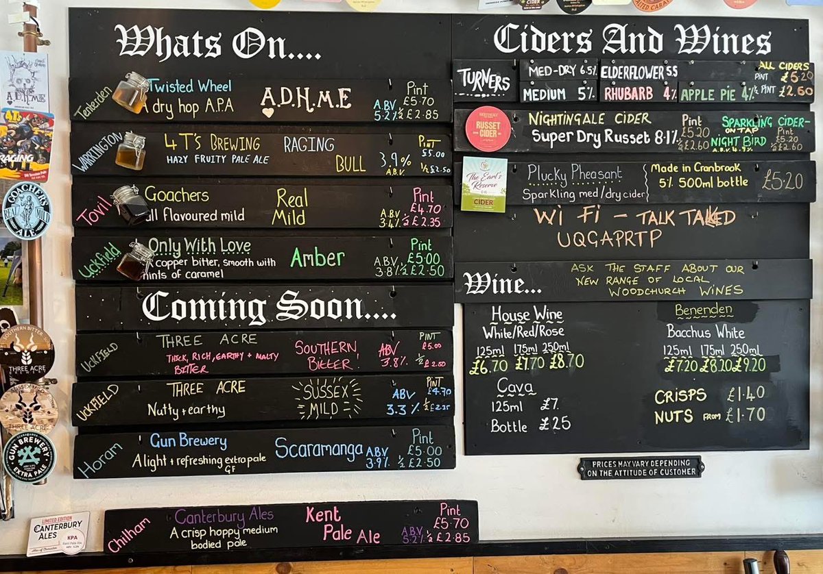 Here’s what’s on the board this evening <a href="/Larkinsalehouse/">Larkins' Alehouse.</a>
