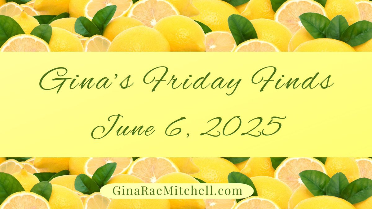 GinaRaeMitchell's tweet image. 🐾 Dog books that tug the heart, historical fiction with bite, indie authors, giveaways, a DIY mosaic kit, and a peanut butter marinade recipe? Yes, really. This Friday Finds is full of surprises, summer reads, and creative fun.
👉 Read now:  ginaraemitchell.com/friday-finds-0…
#FridayReads