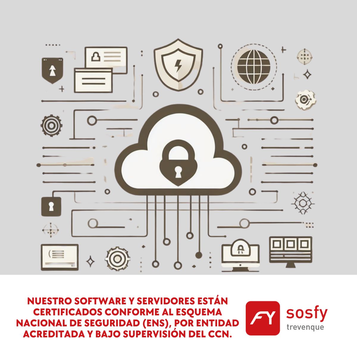 🔐 En la admin. pública, la seguridad no es opcional: es obligatoria.
🧯 Un servicio de #Bomberos no debería usar apps sin certificación.
✅ En <a href="/SosfyTrevenque/">Sosfy - Bomberos</a> , contamos con certificado ENS.
Un esfuerzo colectivo que reafirma nuestro compromiso con la #Ciberseguridad pública.