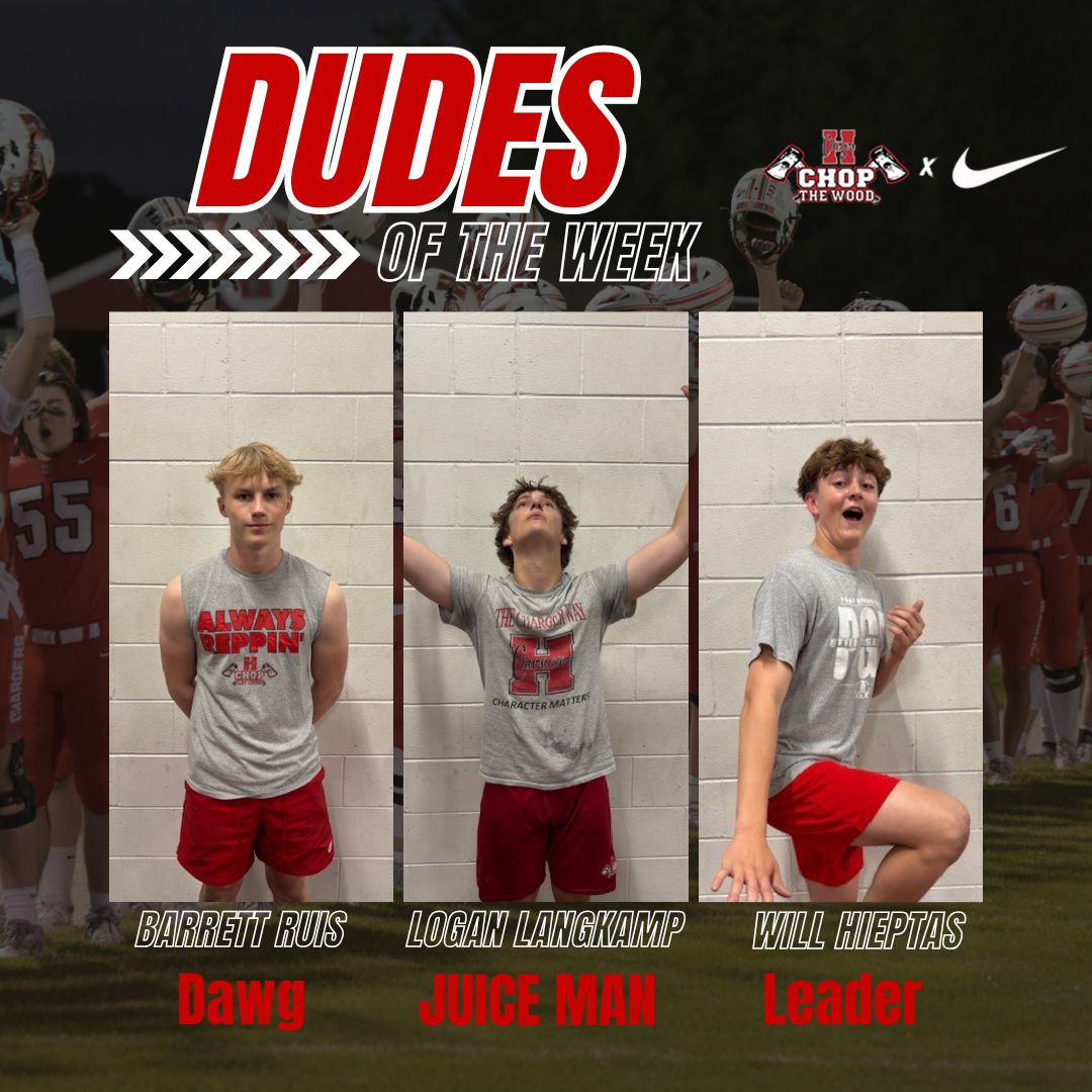 CONGRATS TO OUR #DUDESOFTHEWEEK