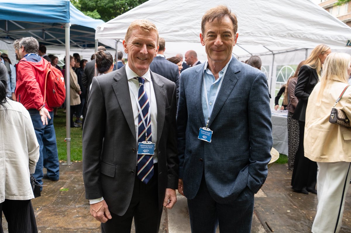 astro_timpeake's tweet image. It is always special to be able to spend time with the children at @GreatOrmondSt , their families and the incredible staff and volunteers who work there. This week I had the great honour of attending the Breaking Ground ceremony with Jason Isaacs, for their new Children’s Cancer…