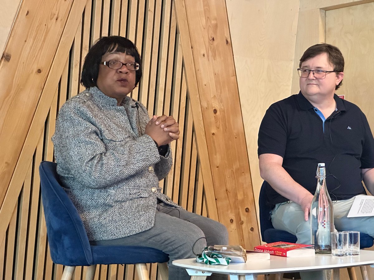 Government @ Essex (@uniessexgovt) on Twitter photo Happening NOW! Diane Abbott in conversation with <a href="/BartleProfessor/">Professor John Bartle</a> telling the story of her life—one of people telling her she can’t do things. Her response: “I do, and that’s what matters.” Happening NOW! Diane Abbott in conversation with <a href="/BartleProfessor/">Professor John Bartle</a> telling the story of her life—one of people telling her she can’t do things. Her response: “I do, and that’s what matters.”