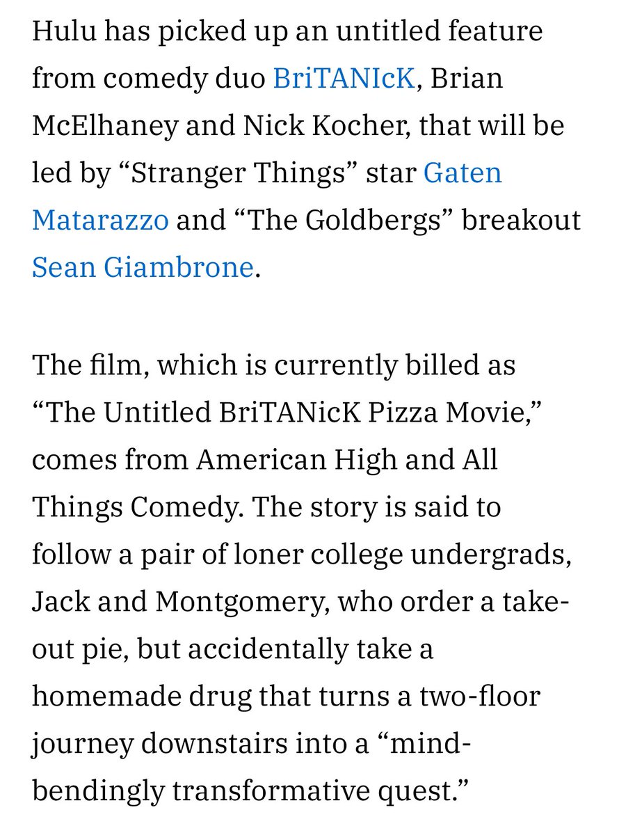 VERY excited for you all to see this. 

BriTANicK is writing/directing a movie!