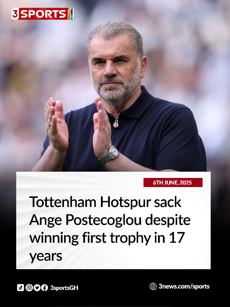 Tottenham said thank you and bye to Ange Postecoglou
