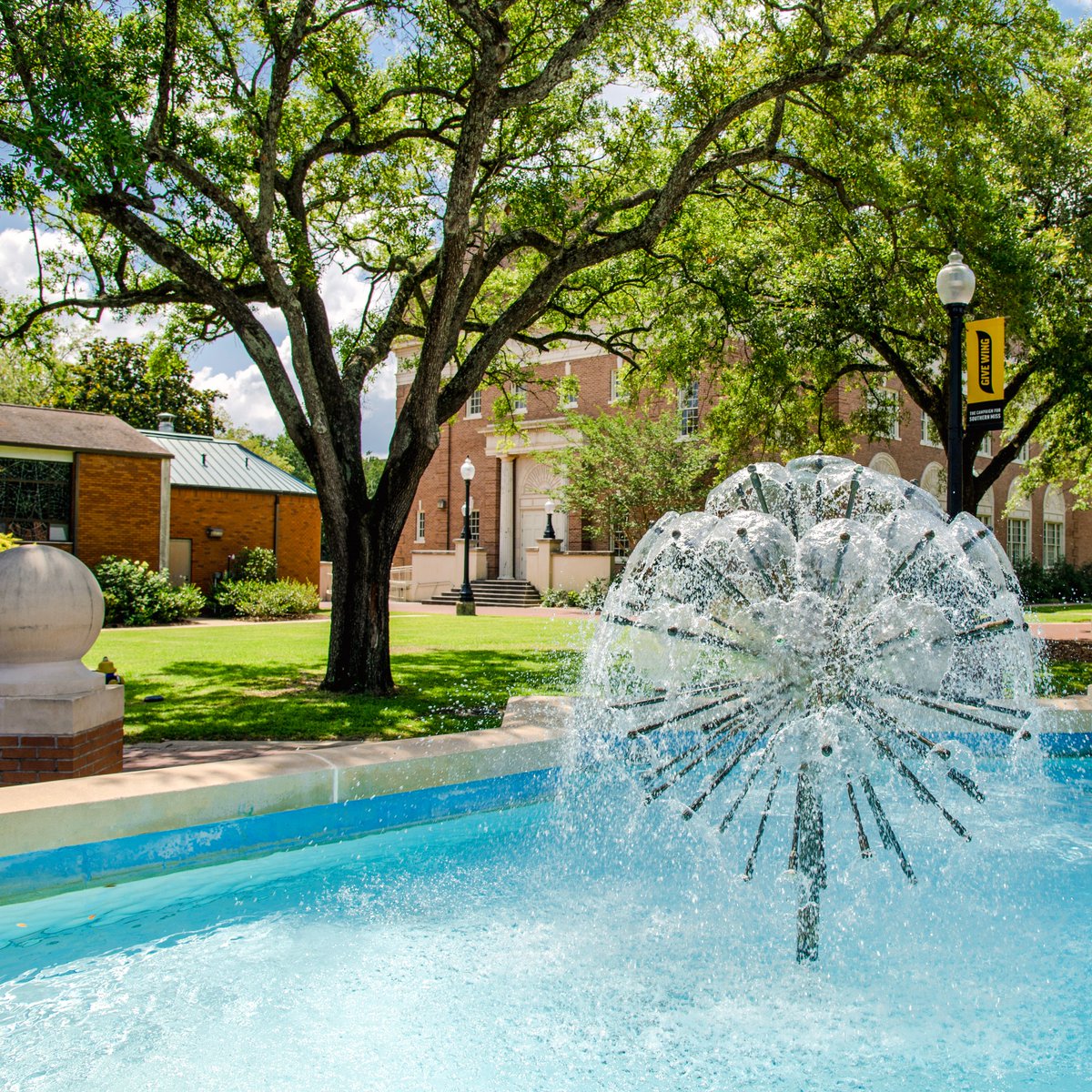 SouthernMiss's tweet image. A summer stroll through campus ☀️