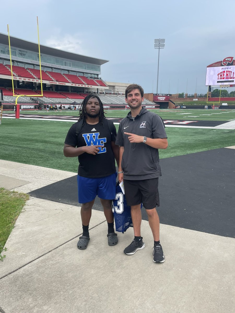 Damontre (@montrebarnett) on Twitter photo Had a great time competing at the <a href="/WKUFootball/">WKU Football</a> camp thanks for having me <a href="/TheKramme/">Zachary Kramme</a> <a href="/_CoachJames/">Coach James</a>
<a href="/coachburke89/">Robert Burke</a> <a href="/CoachJ_OConnor/">Jordy O'Connor</a> <a href="/CoachKleckler/">Phil Kleckler</a> <a href="/CoachEllettFB/">Boots Ellett</a> <a href="/CoachBenThawAP/">Ben Thaw</a> <a href="/WEHSfootball1/">Warren East Football</a> <a href="/Coach_Hall59/">Tanner Hall</a> <a href="/CalebPeel2/">Caleb Peel</a> Had a great time competing at the <a href="/WKUFootball/">WKU Football</a> camp thanks for having me <a href="/TheKramme/">Zachary Kramme</a> <a href="/_CoachJames/">Coach James</a>
<a href="/coachburke89/">Robert Burke</a> <a href="/CoachJ_OConnor/">Jordy O'Connor</a> <a href="/CoachKleckler/">Phil Kleckler</a> <a href="/CoachEllettFB/">Boots Ellett</a> <a href="/CoachBenThawAP/">Ben Thaw</a> <a href="/WEHSfootball1/">Warren East Football</a> <a href="/Coach_Hall59/">Tanner Hall</a> <a href="/CalebPeel2/">Caleb Peel</a>