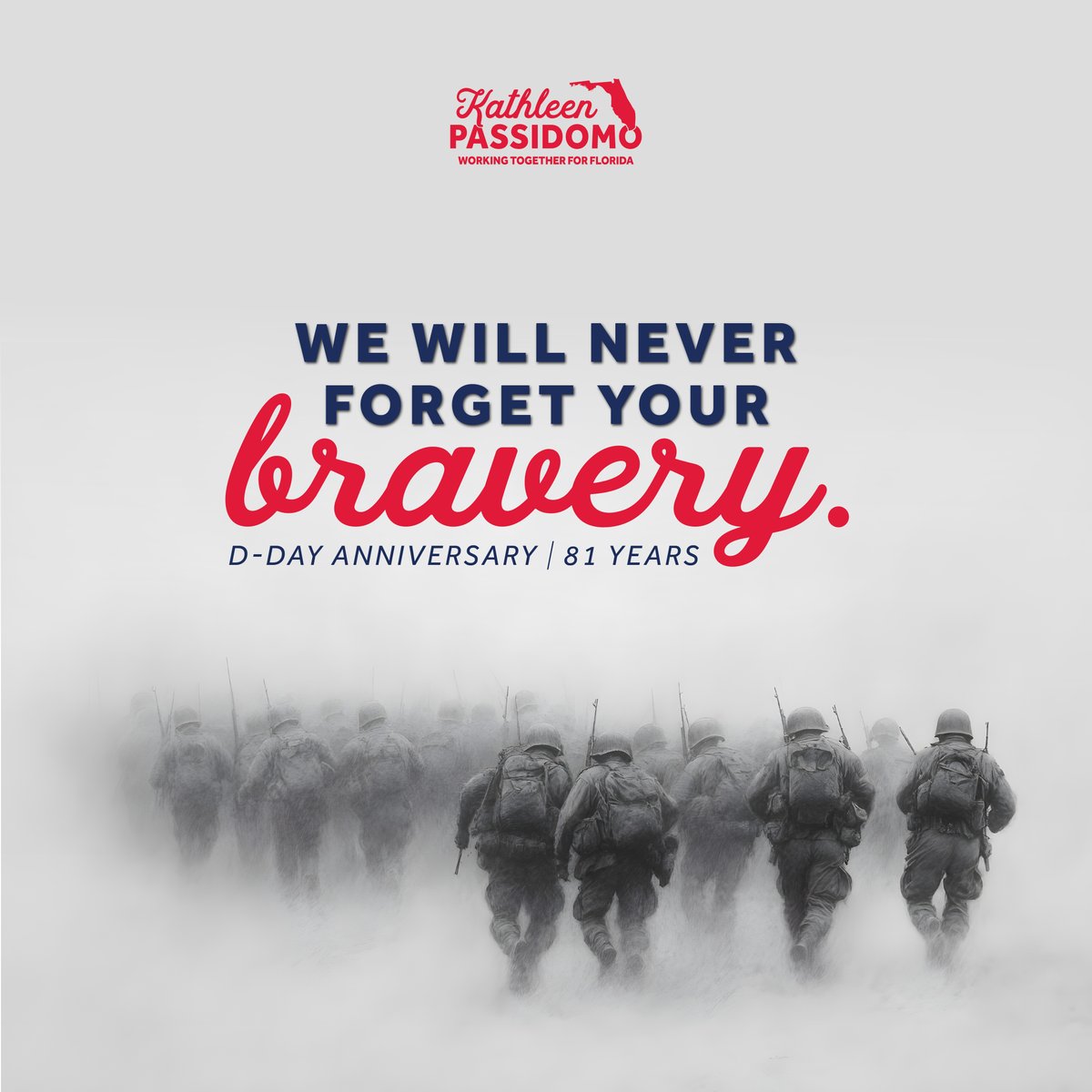 81 years ago, American troops stormed the beaches of Normandy signaling the beginning of the end of WWII.

We will never forget your bravery, service and sacrifice. #DDay