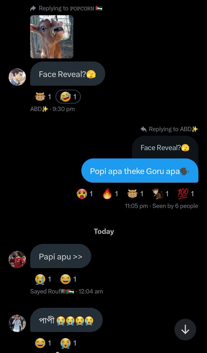 Amader <a href="/myself_Iqra/">𝙿𝙾𝙿𝙲𝙾𝚁𝙽🍿</a>  popi apa r joto naam🥰