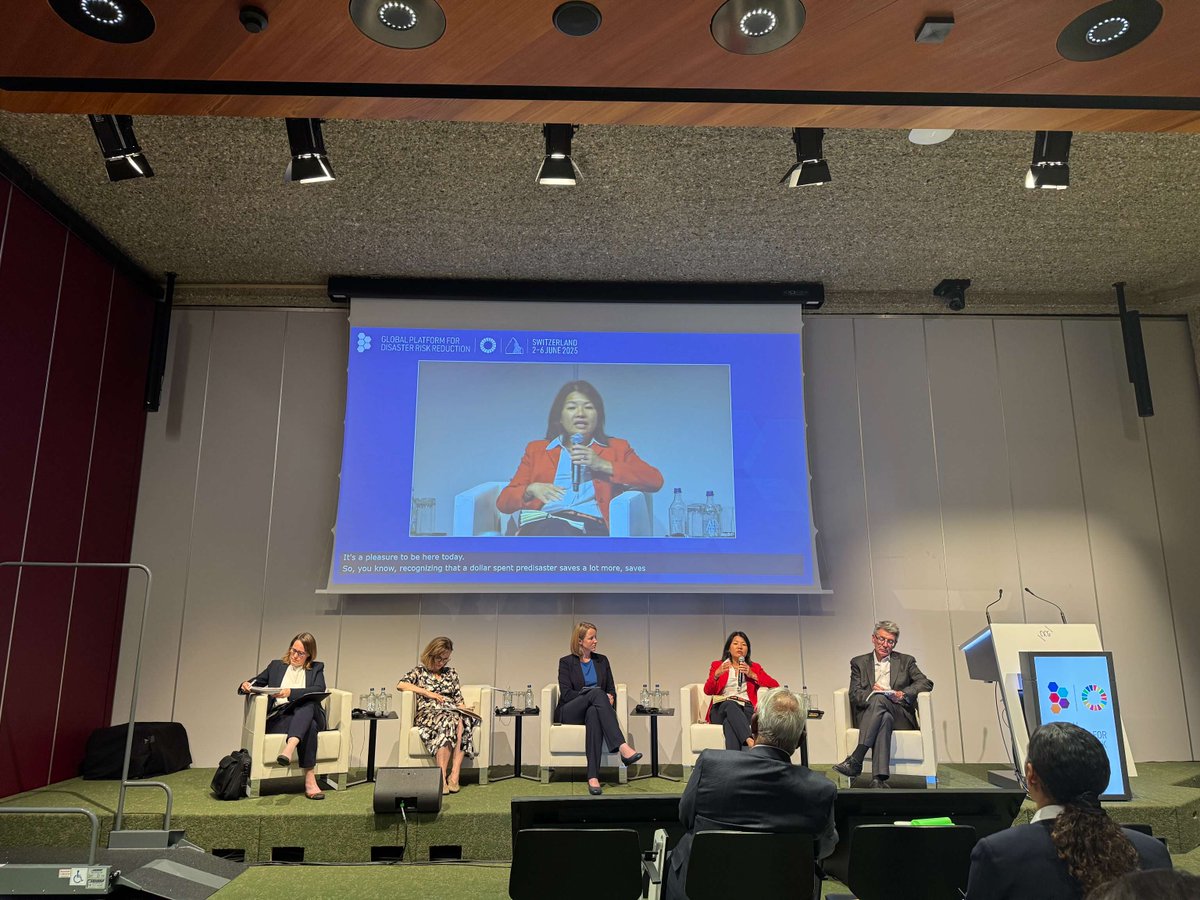 Missed out on attending this week's Global Platform for Disaster Risk Reduction #GP2025 in Geneva? Watch this session featuring #BuildingResilienceIndex panelists.

🏗️ Session: Integrating Disaster Risk Reduction into the Global Financial System

🔗WATCH: globalplatform.undrr.org/conference-eve…
