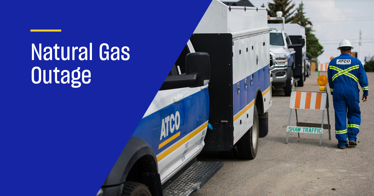 Red Deer customers near 49 Avenue and 76 Street may experience a service disruption due to a hit to our gas line by a third party. Gas in the area was turned off for safety. Crews are onsite to work on repairs and service restoration to customers is expected later today.