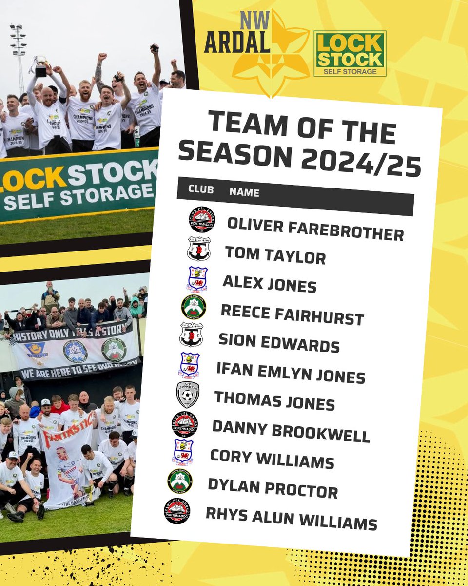 ArdalNorthern's tweet image. ⚽️ 𝗧𝗲𝗮𝗺 𝗢𝗳 𝗧𝗵𝗲 𝗦𝗲𝗮𝘀𝗼𝗻 ⚽️

Presenting the 2024/25 @lockstockbiz 𝘼𝙧𝙙𝙖𝙡 𝙉𝙀 and 𝘼𝙧𝙙𝙖𝙡 𝙉𝙒 TOTS as voted for by clubs