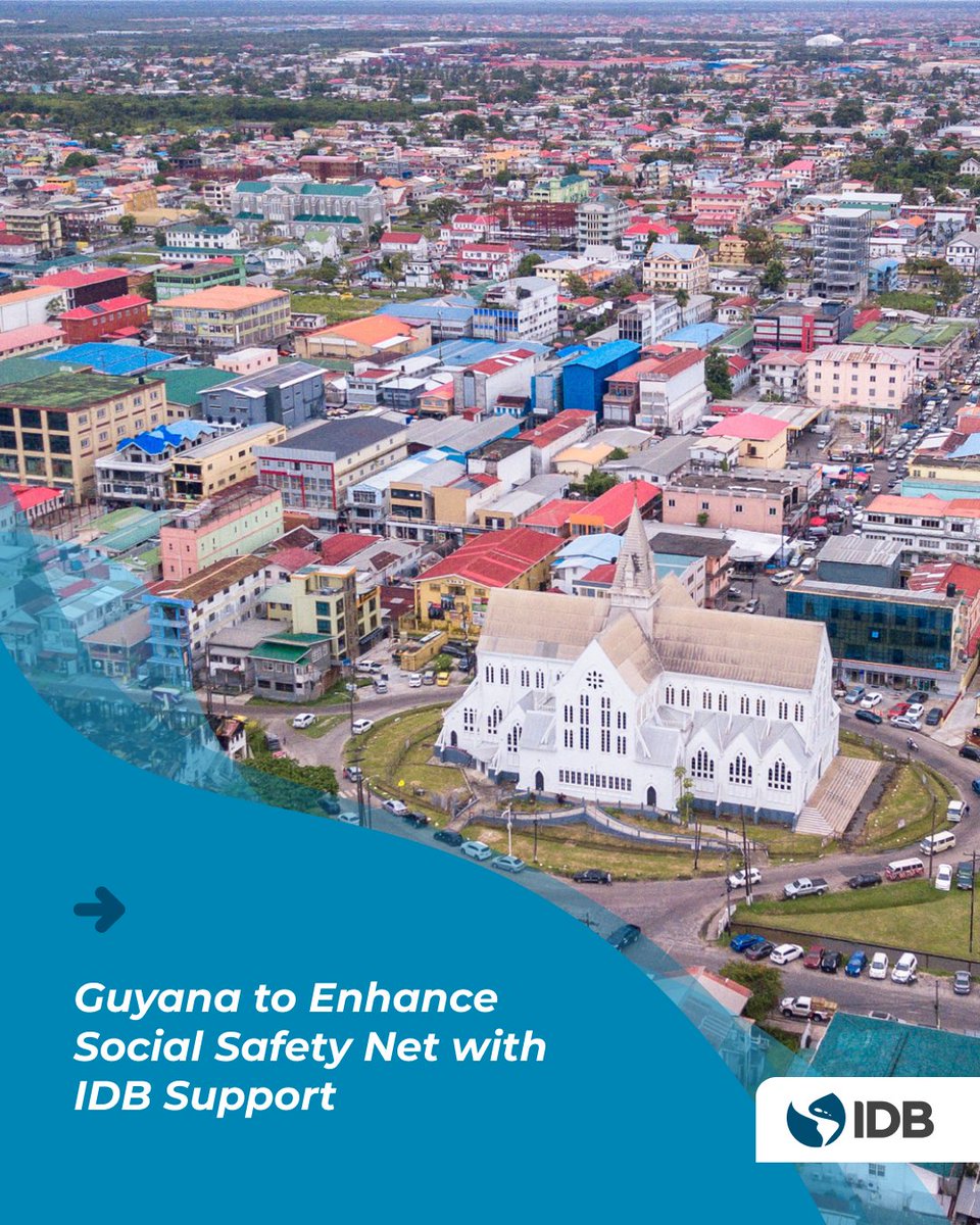 #Guyana is building a more resilient, better-served society. With new financing, the country will strengthen its social-protection network by:
 
✅ Digitalizing social services
✅ Expanding pensions and assistance for people with disabilities
✅ Supporting financial inclusion for