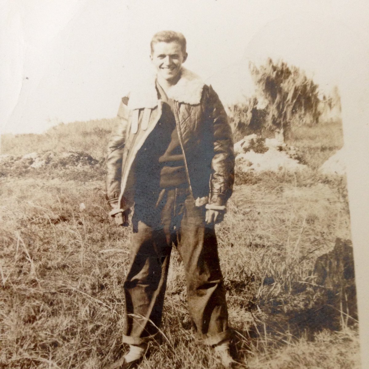 For decades I called my Dad on June 5th the day before the anniversary of #DDay and ask the same question. "Pop, what were you doing 40 (or 50, 60, 70) years ago today?" Every year the same answer, "Shi**ing my pants." Then he climbed on a glider and crash landed into history.