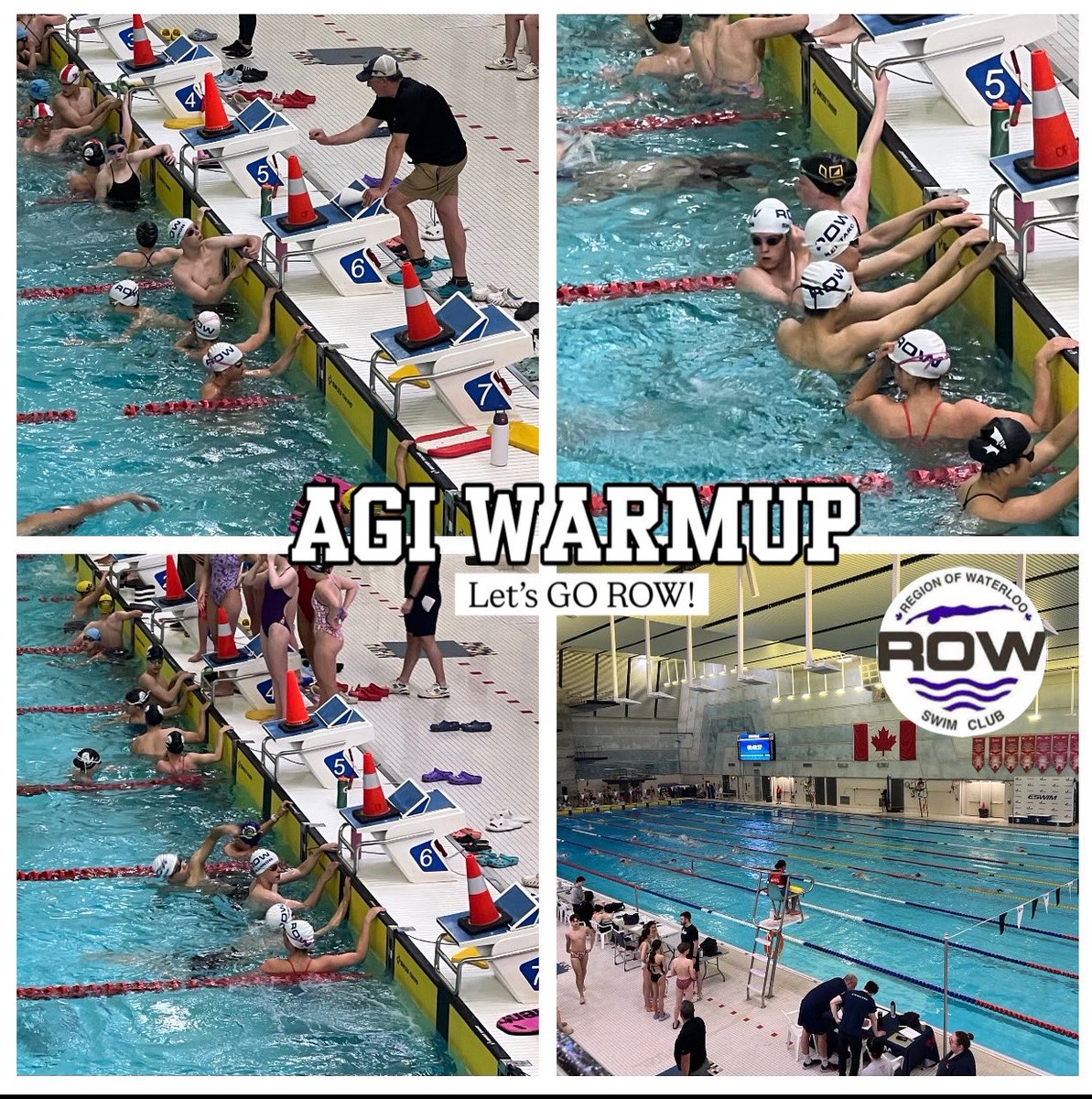 Good Luck all Swimmers competing at AGI in Etobicoke! #rowswimclub