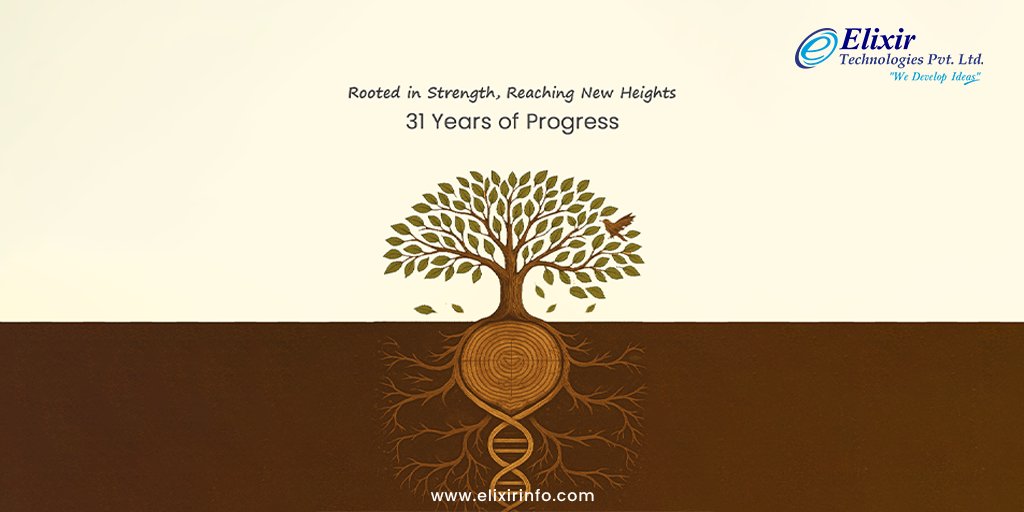 elixirtechie's tweet image. 📷 𝗖𝗲𝗹𝗲𝗯𝗿𝗮𝘁𝗶𝗻𝗴 𝟯𝟭 𝗬𝗲𝗮𝗿𝘀 𝗼𝗳 𝗜𝗻𝗻𝗼𝘃𝗮𝘁𝗶𝗼𝗻 &amp;amp; 𝗘𝘅𝗰𝗲𝗹𝗹𝗲𝗻𝗰𝗲! 📷

Thank you to our clients, partners &amp;amp; team for being a part of this journey. Here’s to many more milestones ahead
-
-
#31YearsOfElixir #ElixirTechnologies #WeDevelopIdeas