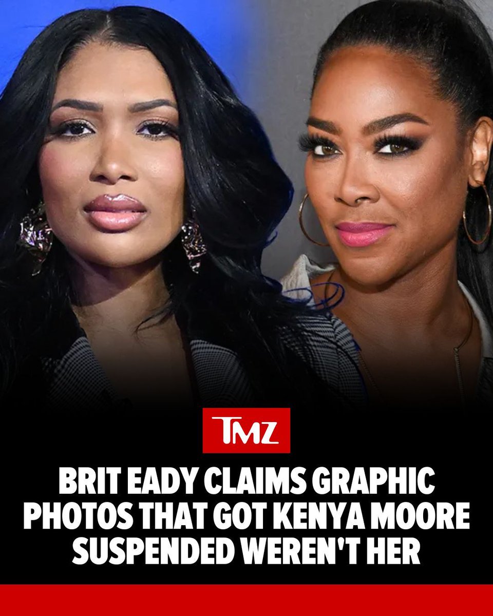TMZ's tweet photo. Brit Eady finally put to rest a year-old rumor that a whole room of people saw graphic posters of her performing oral sex ... saying she doesn't know who was in the pic -- but, she's absolutely sure it isn't her.

Read more: https://t.co/3jt8QbYiLE https://t.co/QJMzMyYrlT