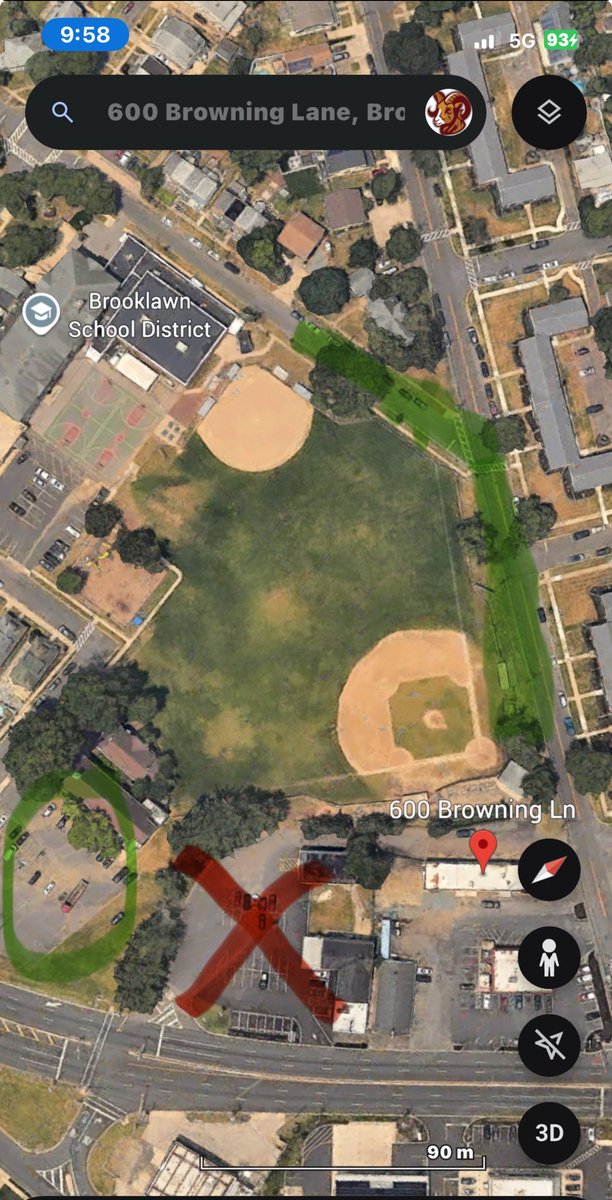 GCbaseballrams's tweet image. Please note for today’s game that parking in the parking lot in left field as shown below is prohibited by the owner of the property. parking along the tree line and the street is allowed as long as the roadway is not blocked. The safest parking spot is the church in LF.