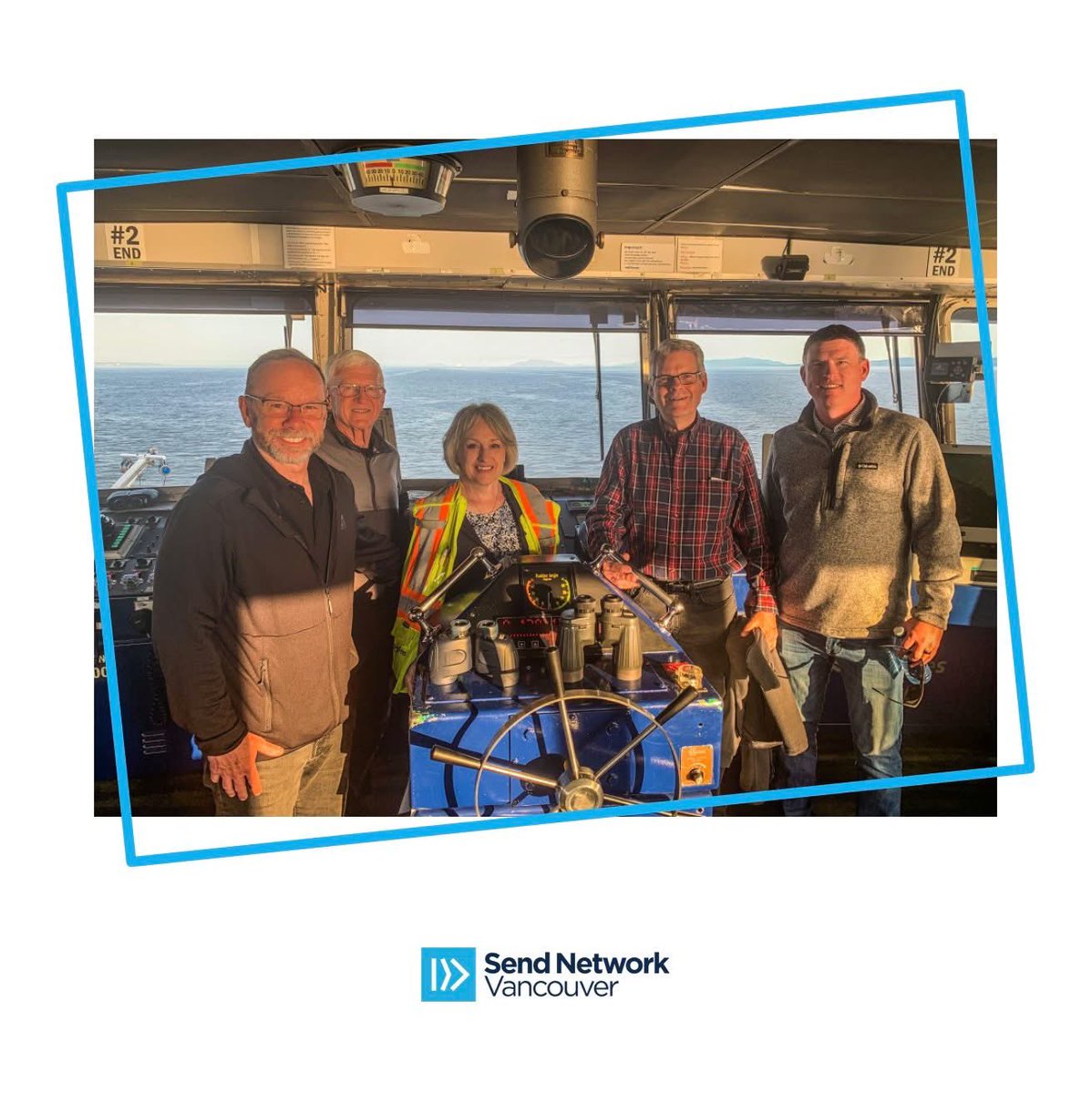 A group of pastors &amp; church leaders from Texas sailed 1.5 hours from Metro Vancouver to Vancouver Island to visit church planters, missionaries, and a local sending church pastor several weeks ago. It's not every day you get to visit the bridge of a 350+ vehicle capacity ferry!