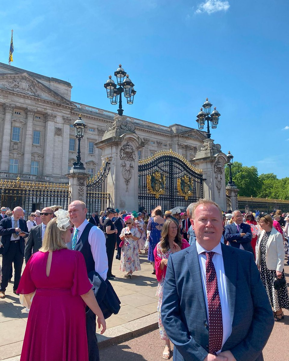 The King &amp; Queen held a garden party to recognise and celebrate those who have made a significant contribution to education and skills. Scarborough Sixth Form College Principal Phil Rumsey was an honoured guest along with Garry Johnson, Gladstone Road Primary School Head Teacher.