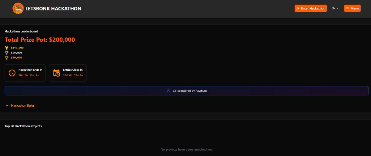 hackathon.letsbonk.fun

5QUgMieD3YQr9sEZjMAHKs1cKJiEhnvRNZatvzvcbonk

First bonk hackathon project. $gudtek