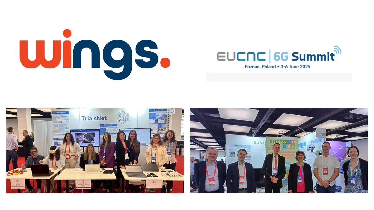 Wrapping Up at the 2025 EuCNC &amp; 6G Summit!

The 2025 EuCNC &amp; 6G Summit in Poznań, Poland has come to a close, and WINGS ICT Solutions was proud to be part of this vibrant ecosystem driving the future of connectivity.

#EuCNC2025 #6GSummit #WINGSICTSolutions