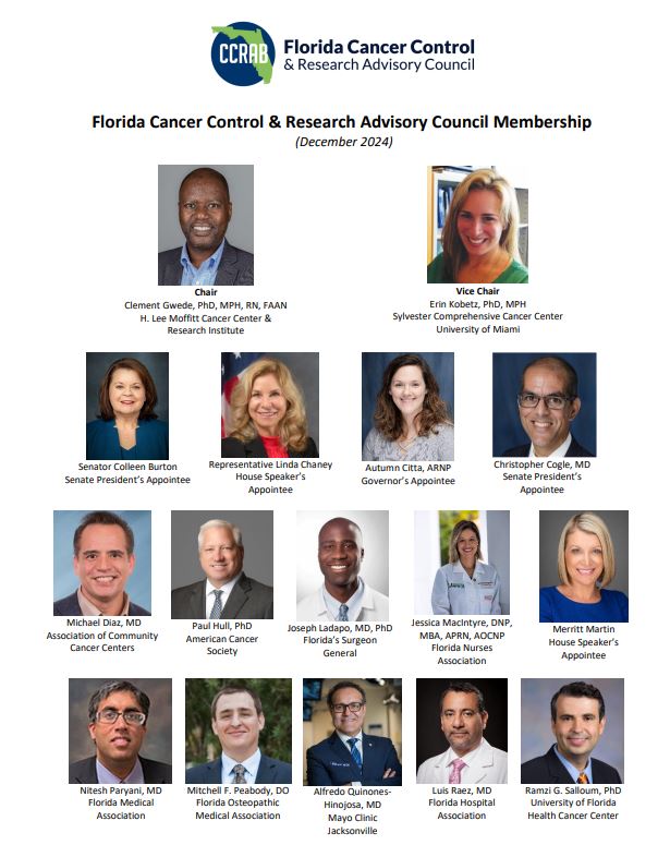 Dr. Luis E. Raez (@luisraezmd) on Twitter photo Our Florida Cancer Control and Research Advisory Council (CCRAB) Florida Dep of Health <a href="/HealthyFla/">Florida Dept. of Health</a> is meeting today to go over the Florida cancer control plan and many other important issues in the fight against cancer in our Florida state with representation from legislators, Our Florida Cancer Control and Research Advisory Council (CCRAB) Florida Dep of Health <a href="/HealthyFla/">Florida Dept. of Health</a> is meeting today to go over the Florida cancer control plan and many other important issues in the fight against cancer in our Florida state with representation from legislators,