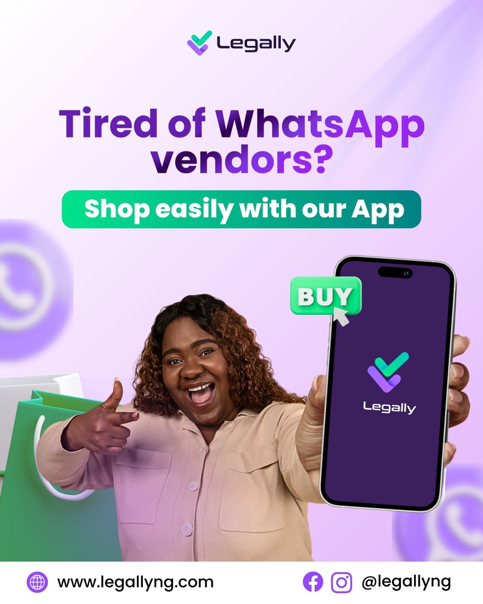 Legally_ng's tweet photo. Don’t panic every time you place an order. With Legally, your transactions are safe and secure✅

#buyingandselling #packanorderwithme #orderonlinenow #onlineshopping https://t.co/ax5WvKAs7l
