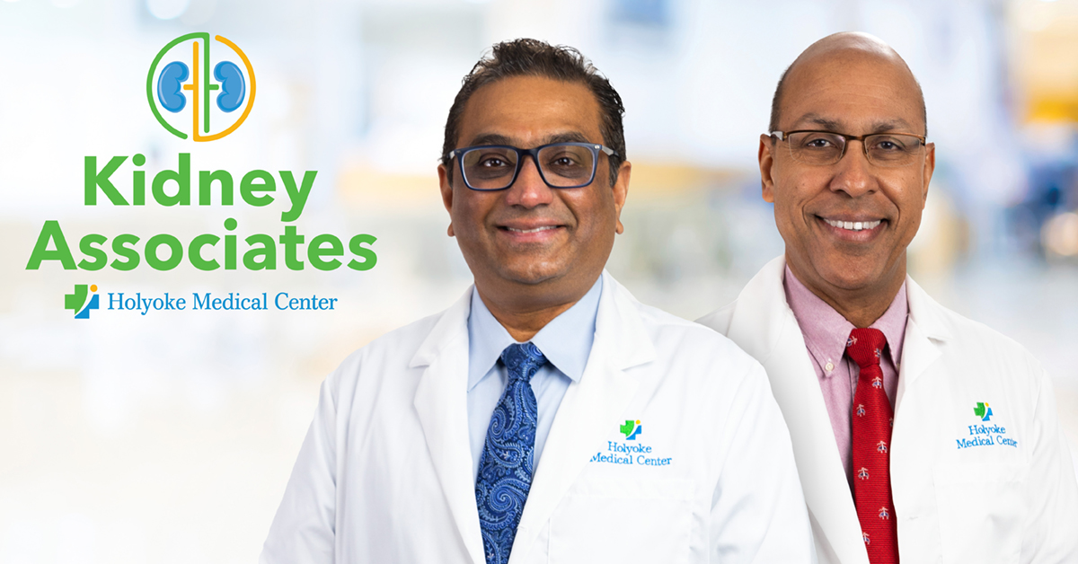 Kidney Associates at Holyoke Medical Center offers a complete range of care needed to diagnose, treat, and manage kidney diseases, as well as related conditions, and is convenient and close by. For more information, call (413) 534-2787!