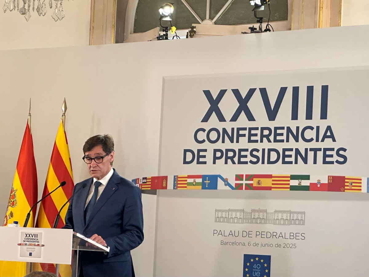 🔴Illa replica a Ayuso que el català no és una llengua per dir només "bon dia": "És per expressar-se en plenitud"
▶️"No és un tema menor. És entendre Espanya"
▶️Agraeix l'actitud dels presidents autonòmics que s'han quedat i seguit el transcurs de la conferència