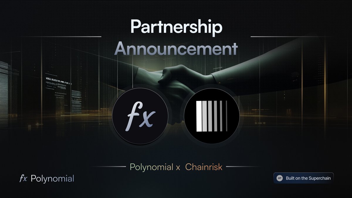 You can’t scale perps without scaling risk systems.

Polynomial now runs with <a href="/chain_risk/">Chainrisk</a>, simulating risk in real time before it hits the market.

This is how resilient perps are built.