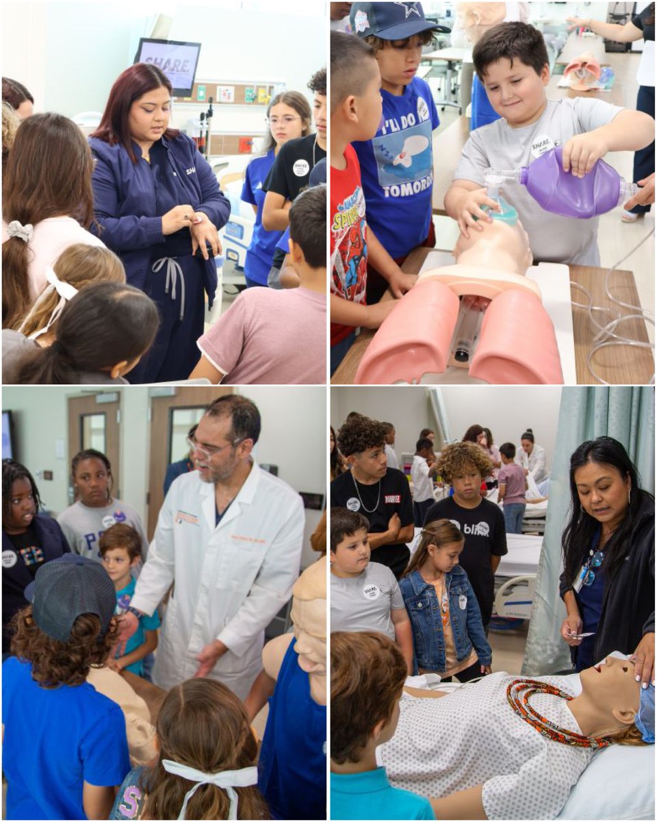 🙌 #FBF to May, when University of Miami #SONHS parents shared their passion for #nursing and #healthcare at the school's fun-filled and unconventional ‘take your child to work’ day led by the amazing team at S.H.A.R.E. Simulation Hospital Advancing Research and Education® !
