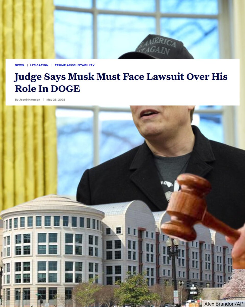 NPPEdFund's tweet image. "Judge Tanya Chutkan, an appointee of former President Barack Obama, said 14 states and a group of advocacy organizations plausibly argued that Musk and DOGE’s efforts to slash the government violate the Appointments Clause of the Constitution."

democracydocket.com/news-alerts/ju…