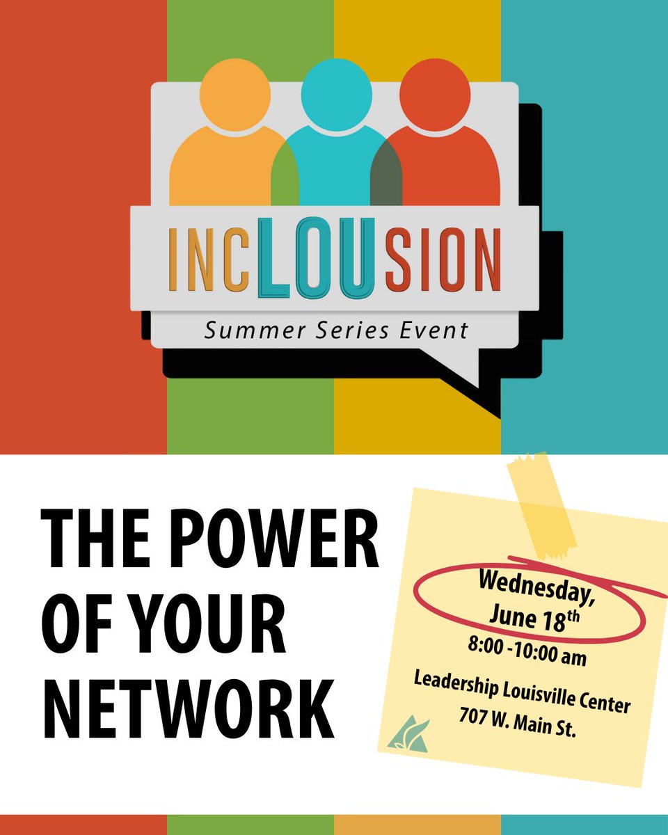 IncLOUsion Summer Series: “The Power of Your Network”
Join us June 18 for a free convo on how ERGs spark growth &amp; inclusion.
📍Register now: bit.ly/3ZQBSEF
Share with colleagues—the more voices, the richer the conversation.